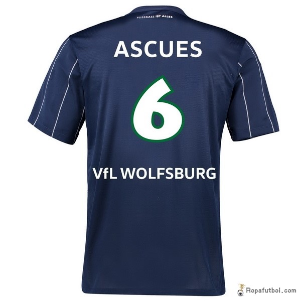 Camiseta VfL Wolfsburgo Replica Tercera Ropa Ascues 2016/17 Azul